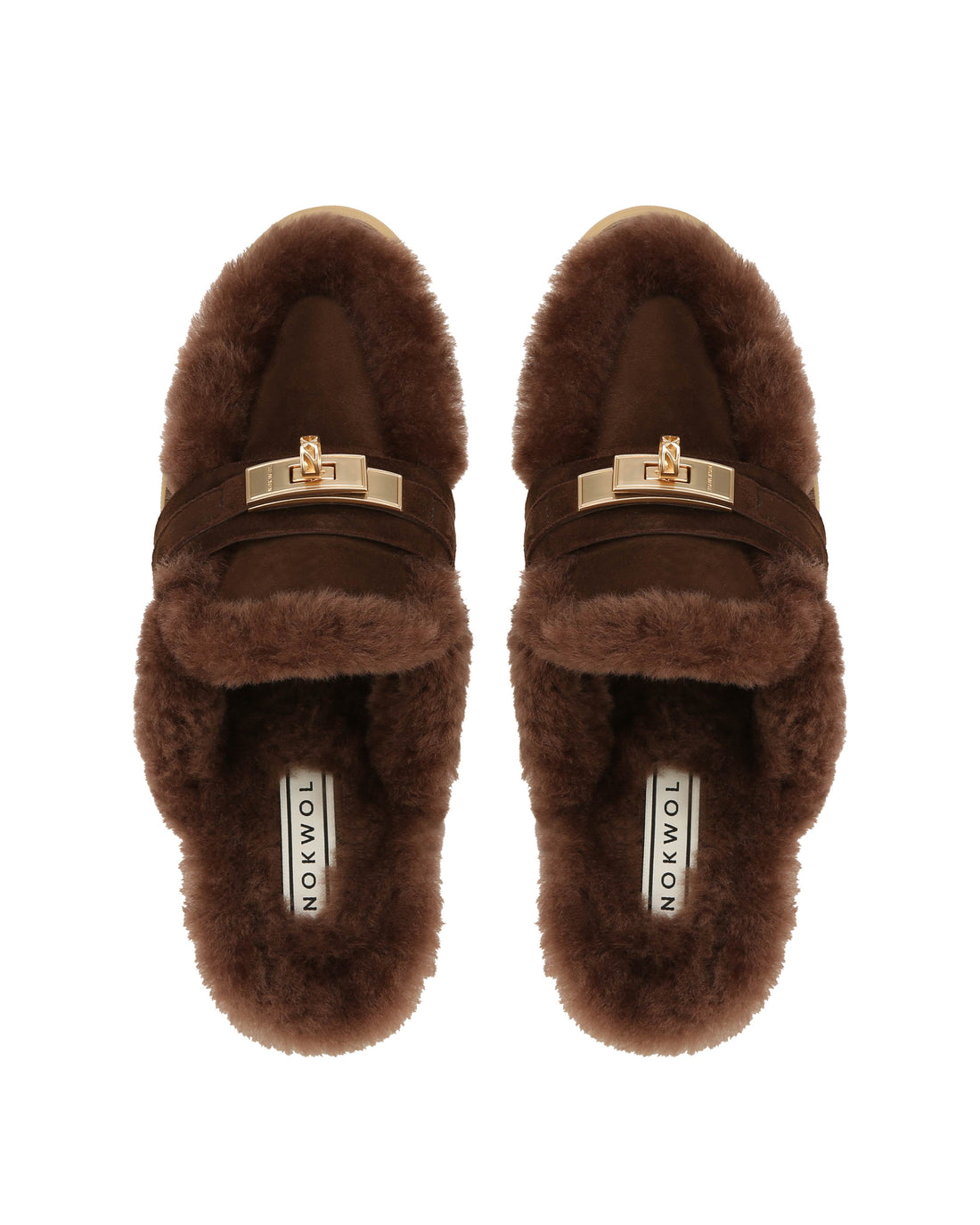 Jen Fur Chocolate Suede