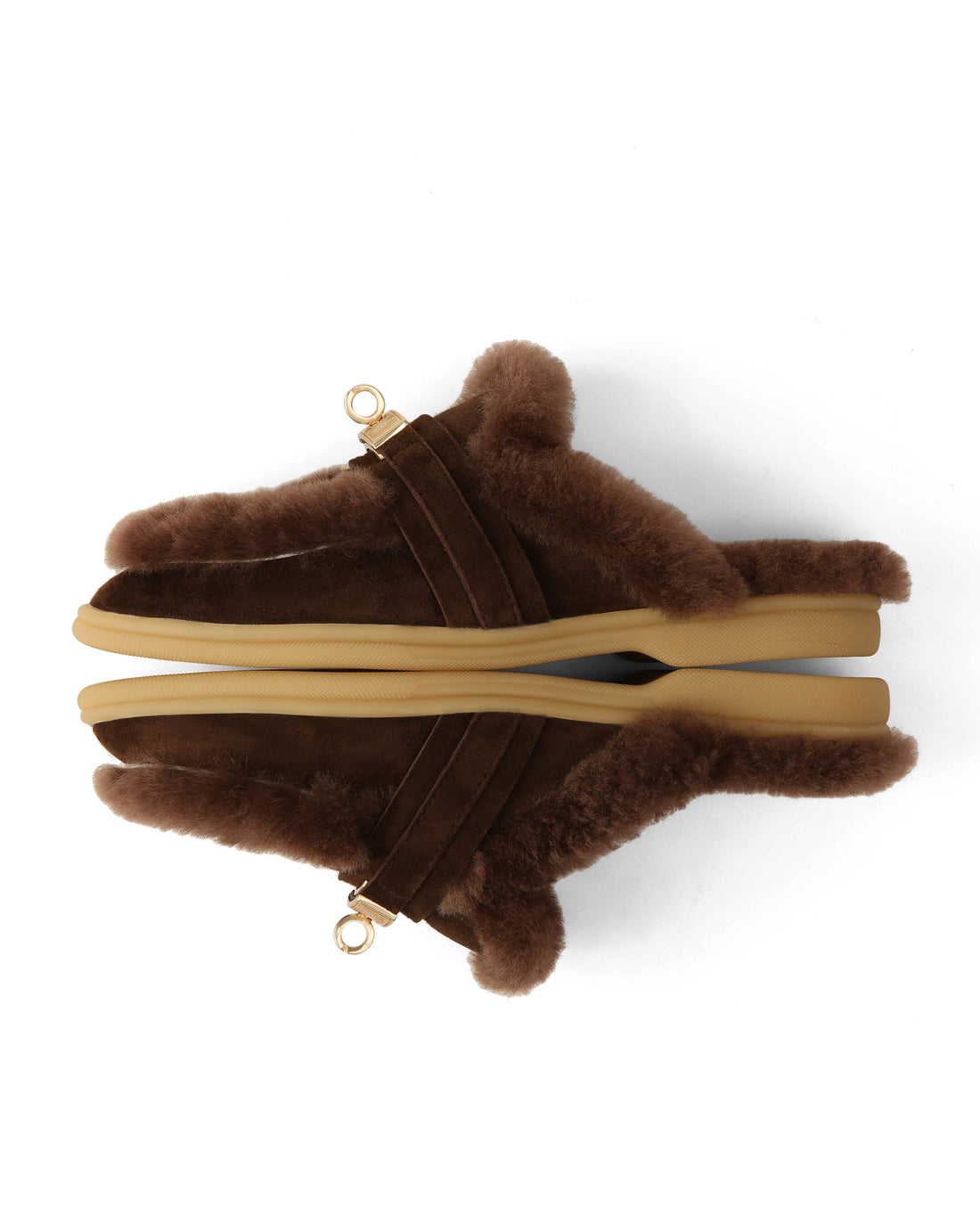 Jen Fur Chocolate Suede