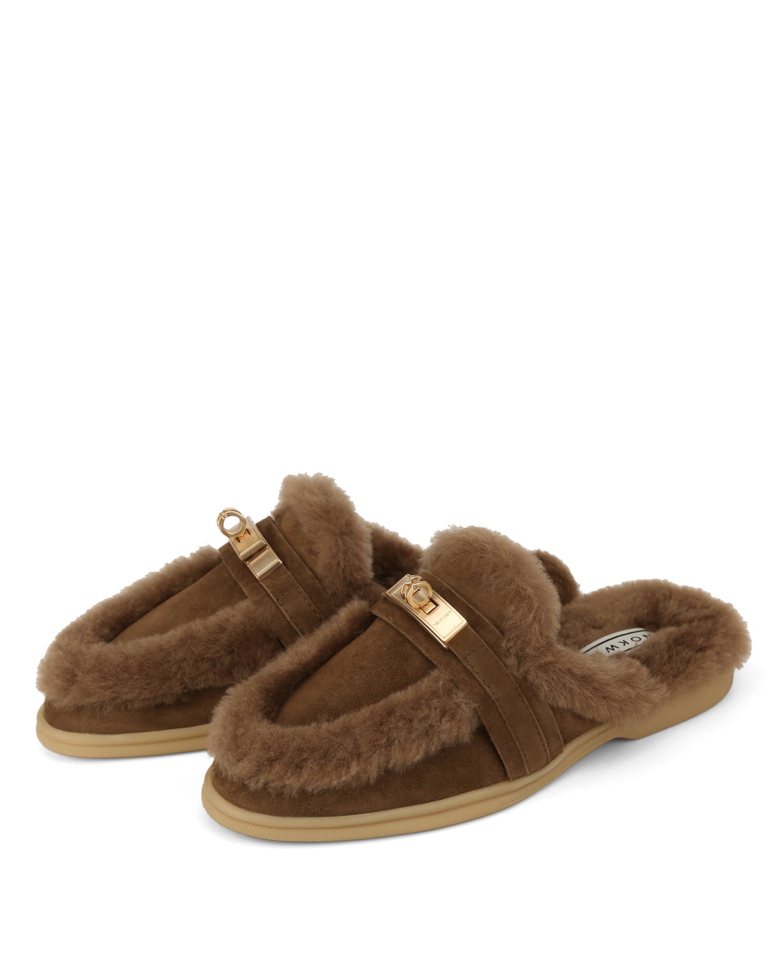 Jen Fur Walnut Suede