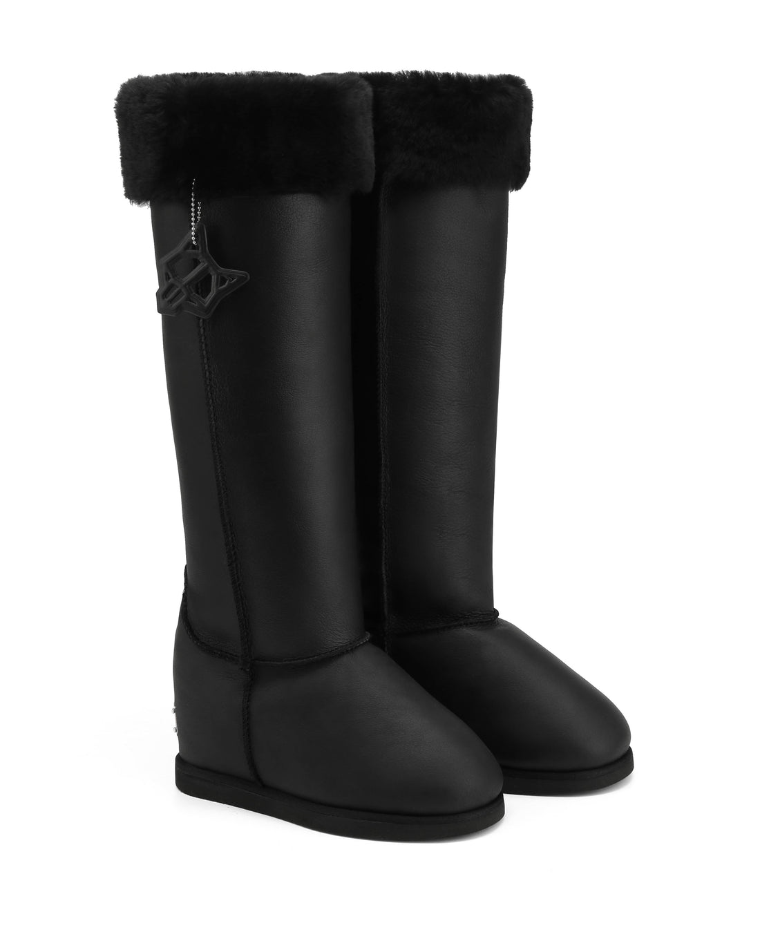 Melrose Black Leather