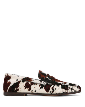 Mica Brown Cow Print