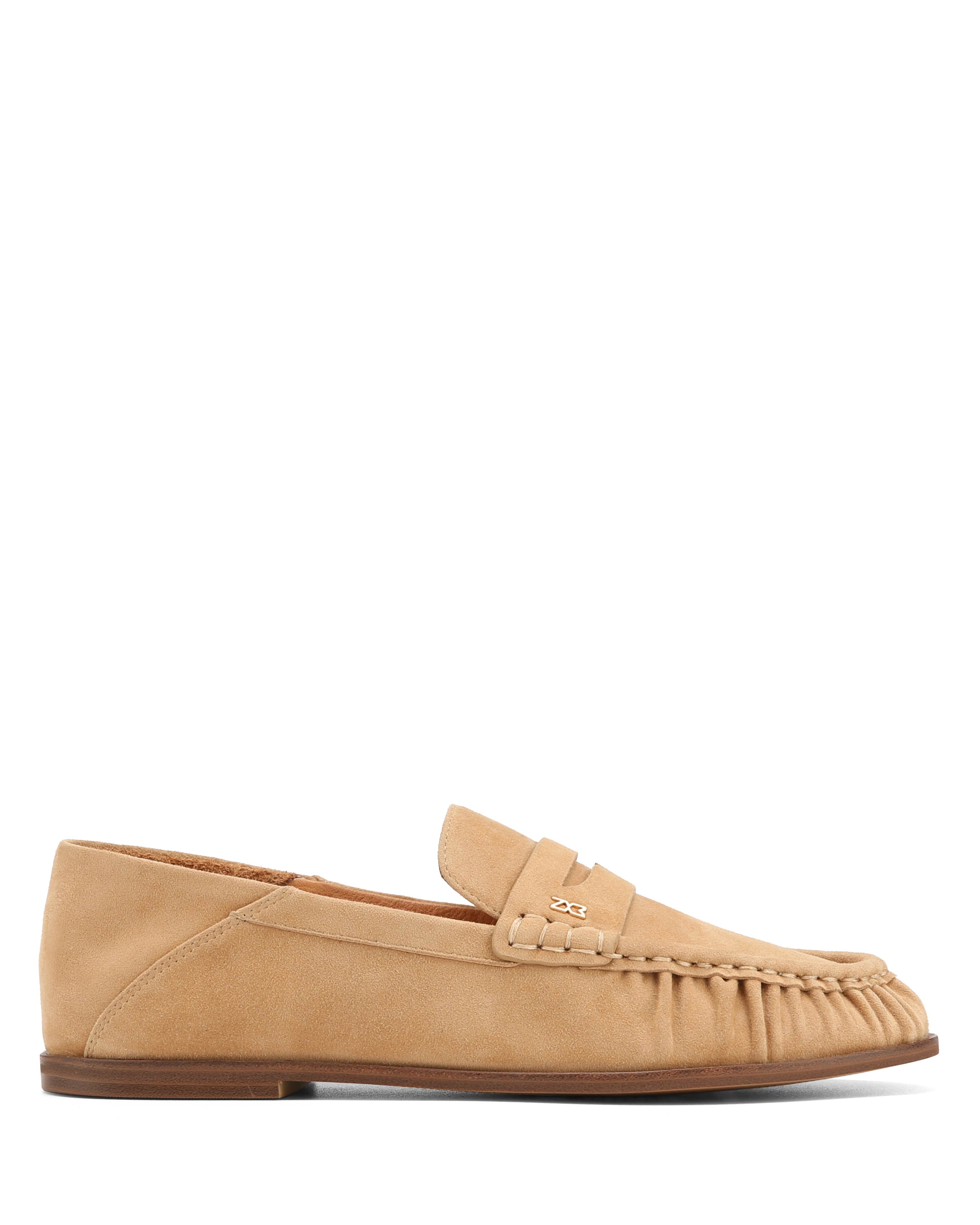Nokwol Women Opal Chestnut Suede Loafers | Nokwol