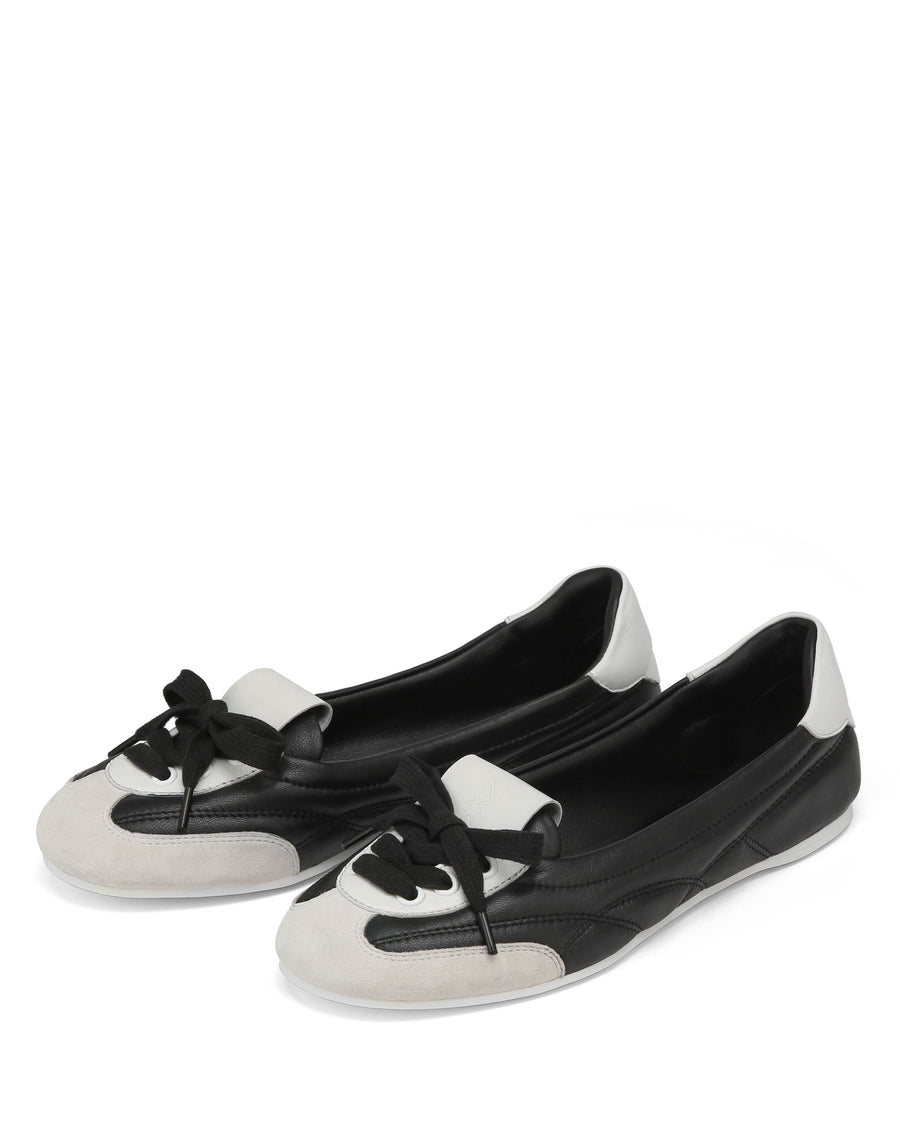 Miley Sheep Leather Black