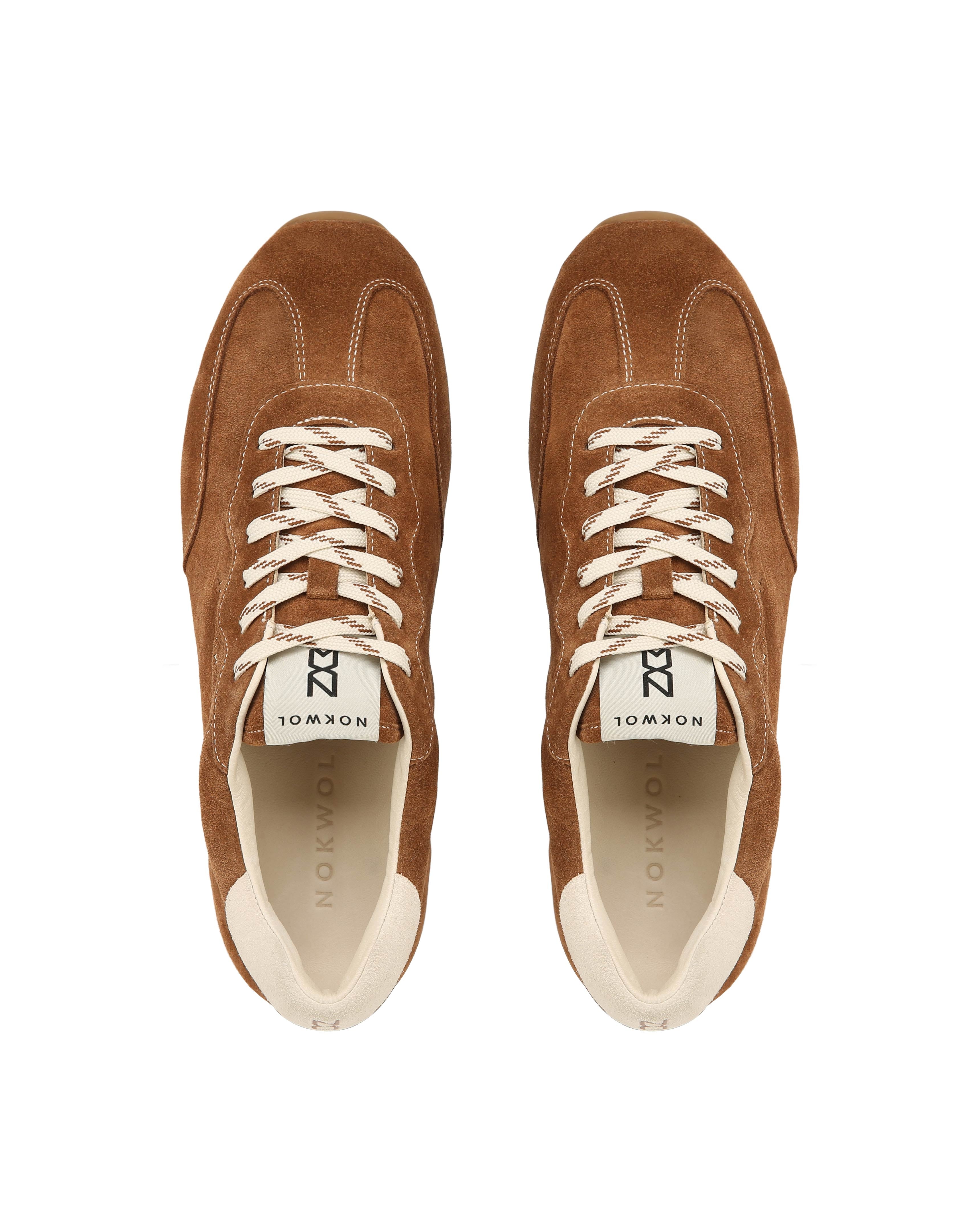 Nokwol Man Mode-M Tan Suede Sneakers | Nokwol