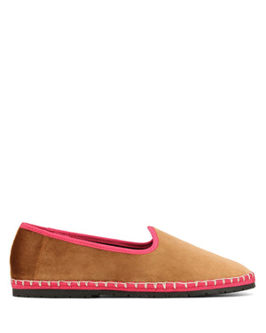 Mok Tan/Pink Velvet