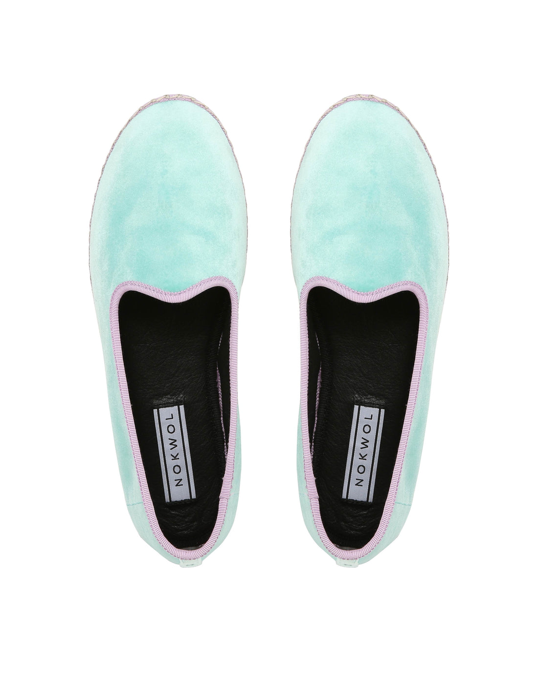 Mok Teal/Purple Velvet