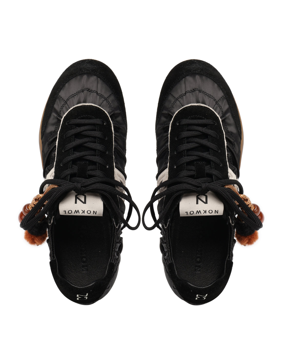 Mystic Satin Black Suede