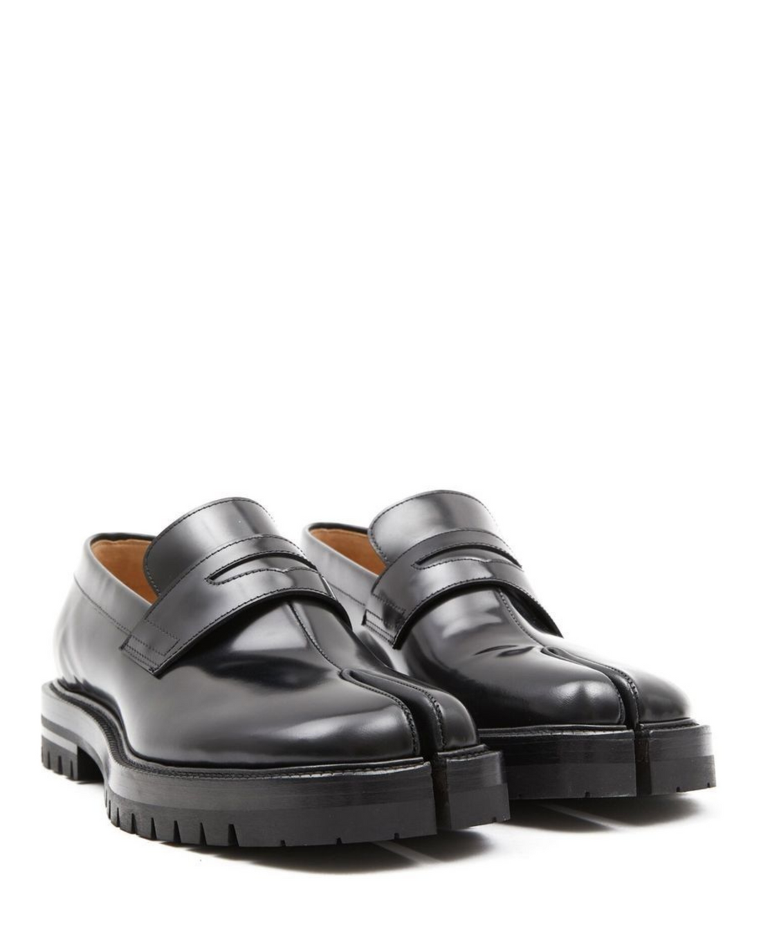 Tabi County Loafer Black Calf Leather