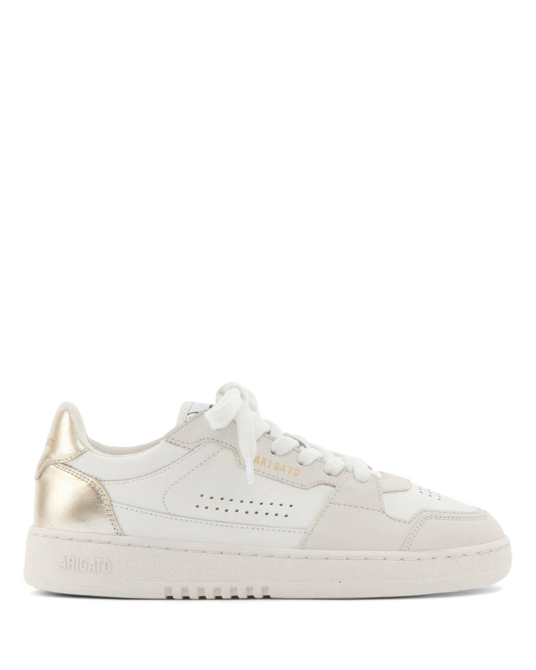 Dice Lo Sneaker White/Gold Leather/Suede