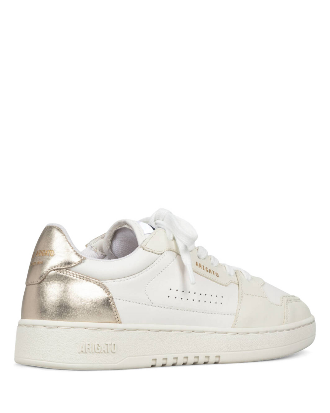 Dice Lo Sneaker White/Gold Leather/Suede