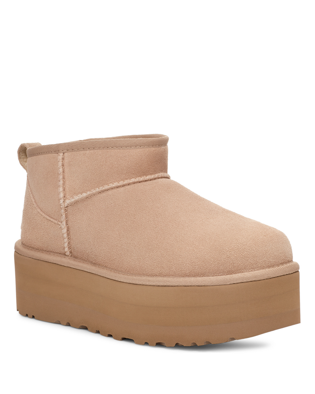 W Classic Ultra Mini Platform Sand Suede