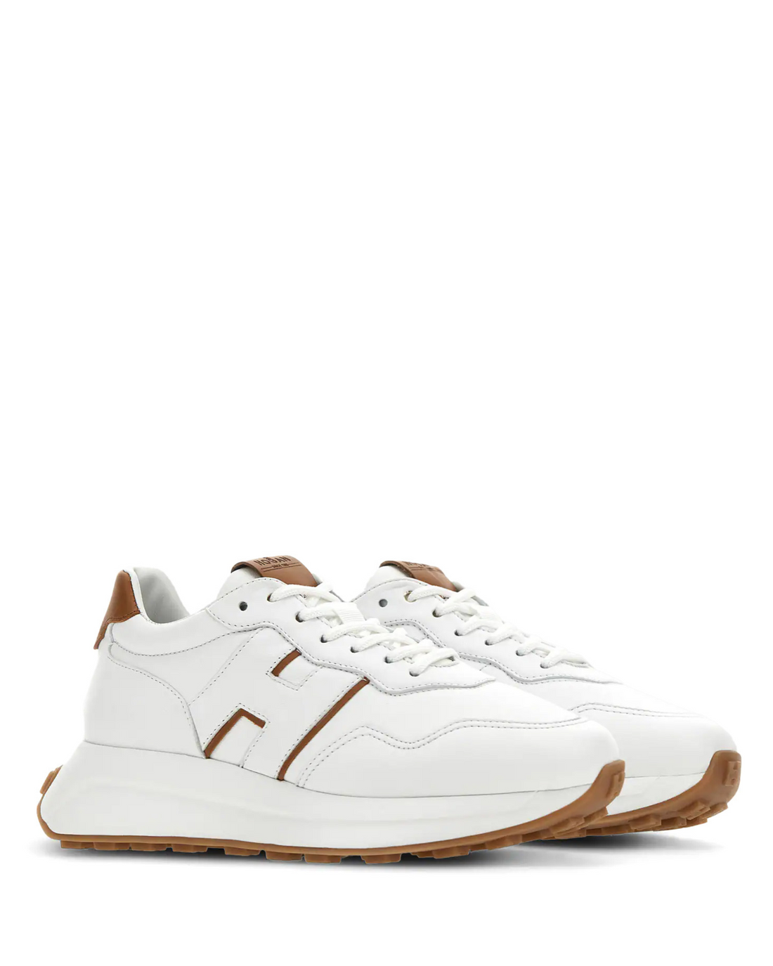 W H Patch Sneaker White Leather