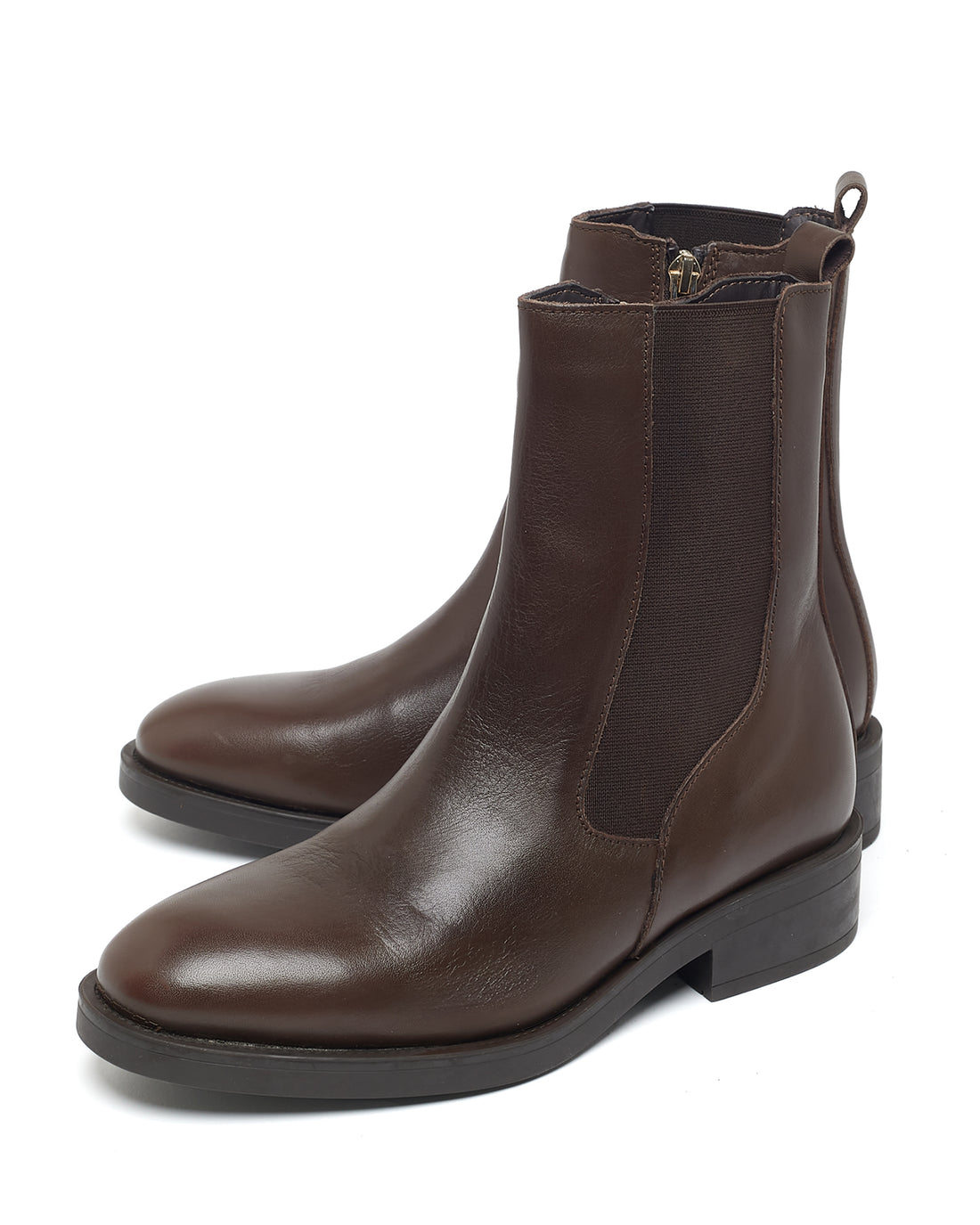 Olivia Dark Brown Leather