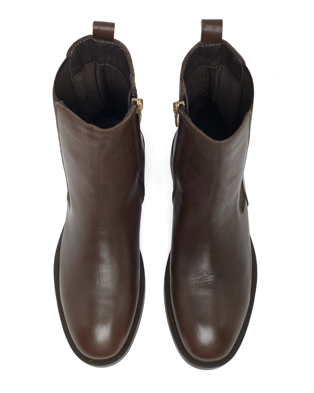 Olivia Dark Brown Leather