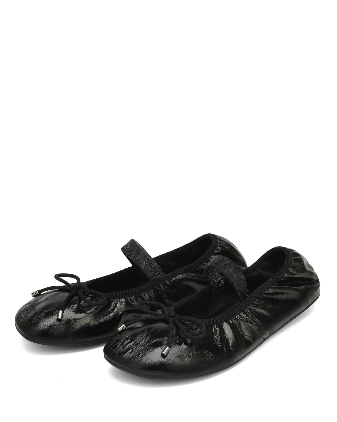 Pia Crinkle Sheep Leather Black