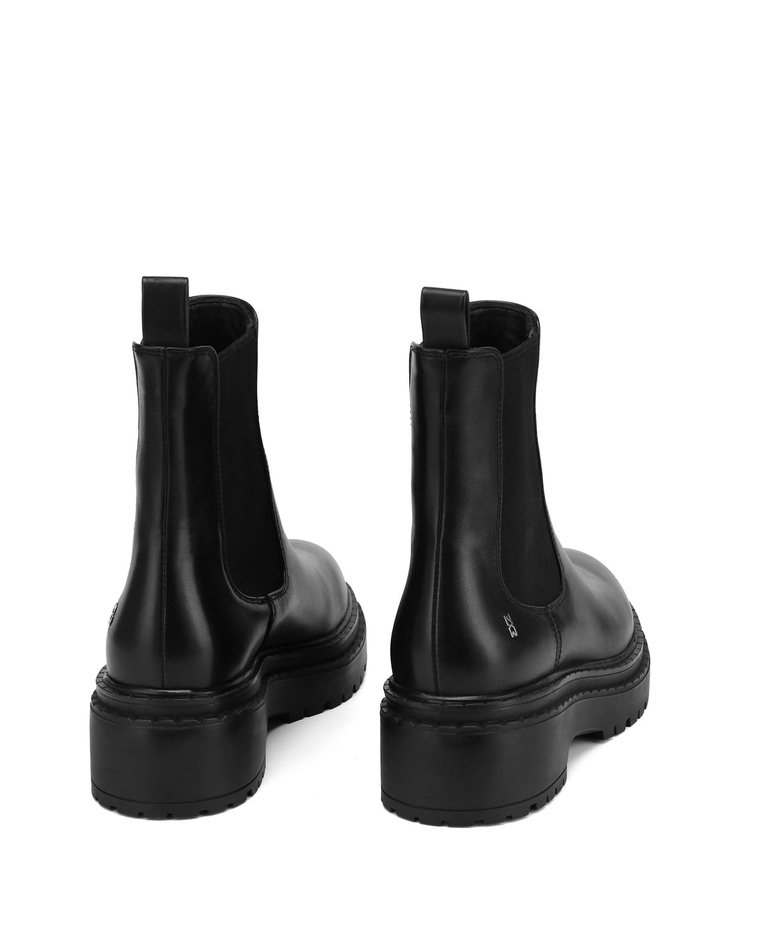 Prahran Black Waxy Leather