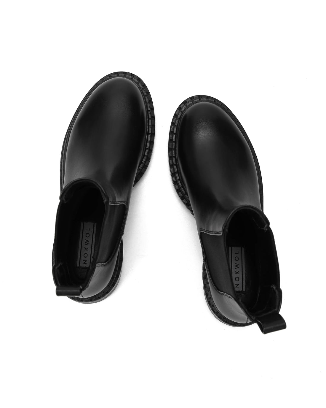 Prahran Black Waxy Leather