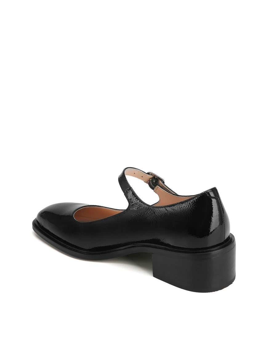 Purdy Crinkle Patent Leather Black