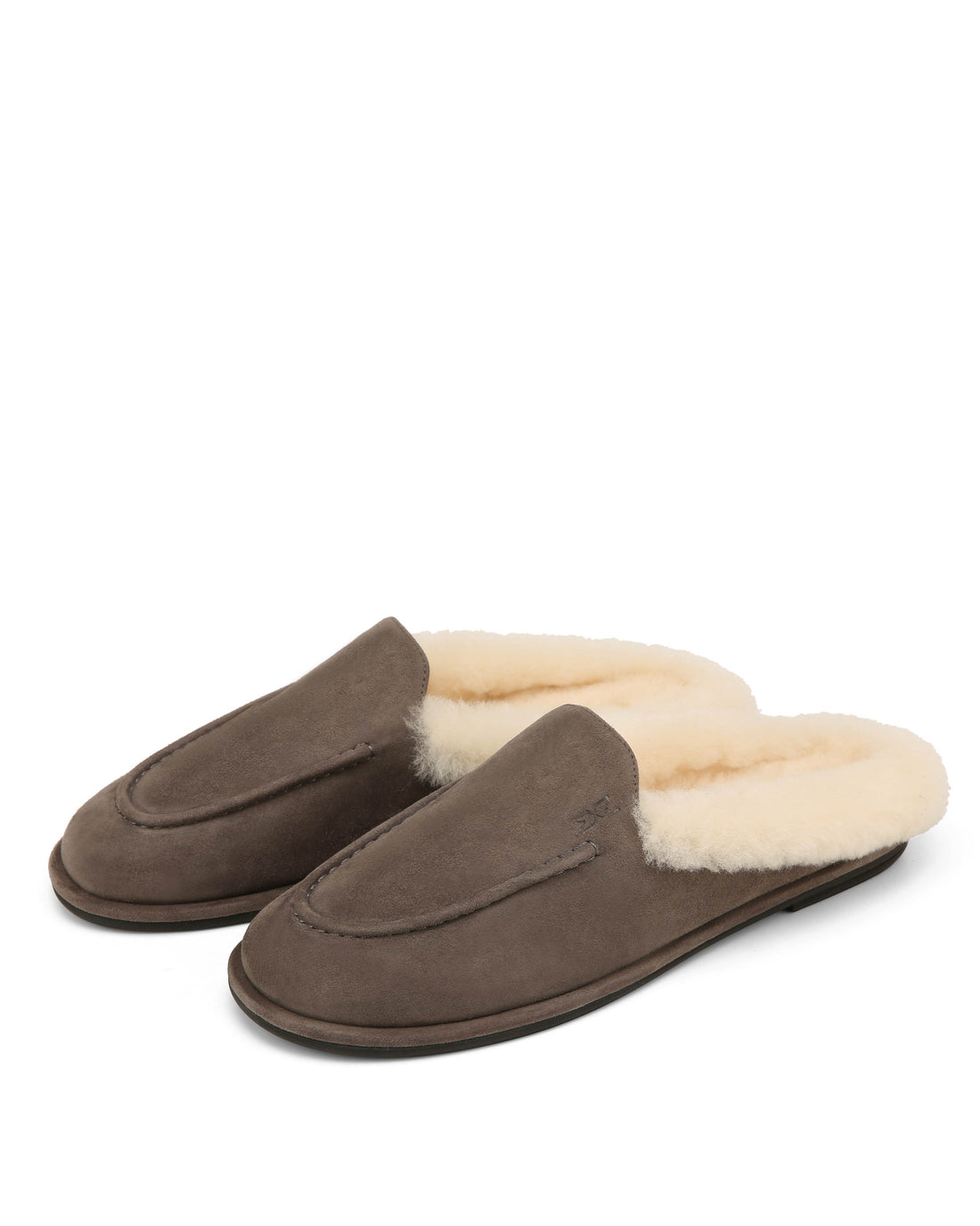 Rumi Mule Smog Suede