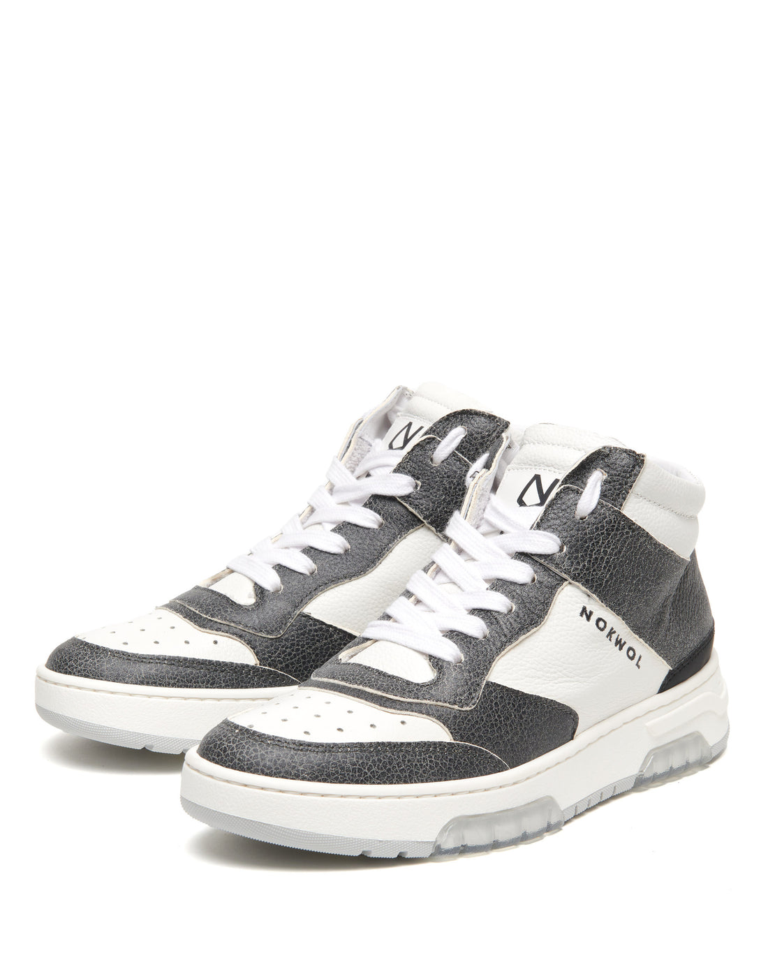 Ryder Black/White Leather