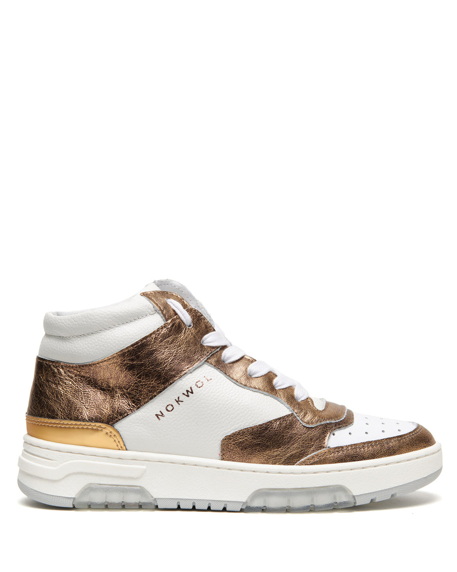Ryder Bronze/White Leather