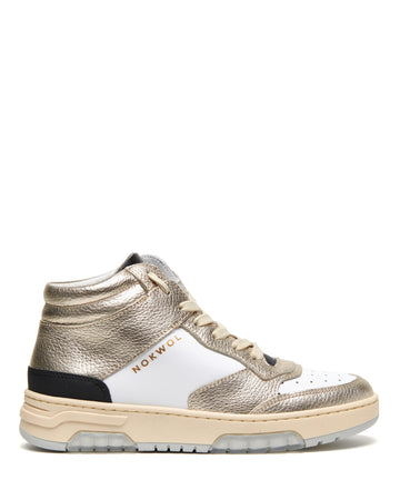 Ryder Gold/White Leather
