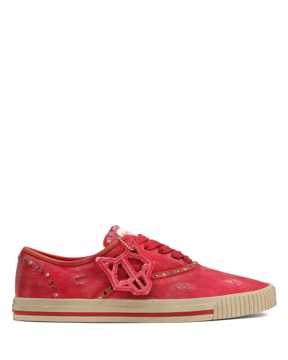 The Sailing Sneaker Red Canvas