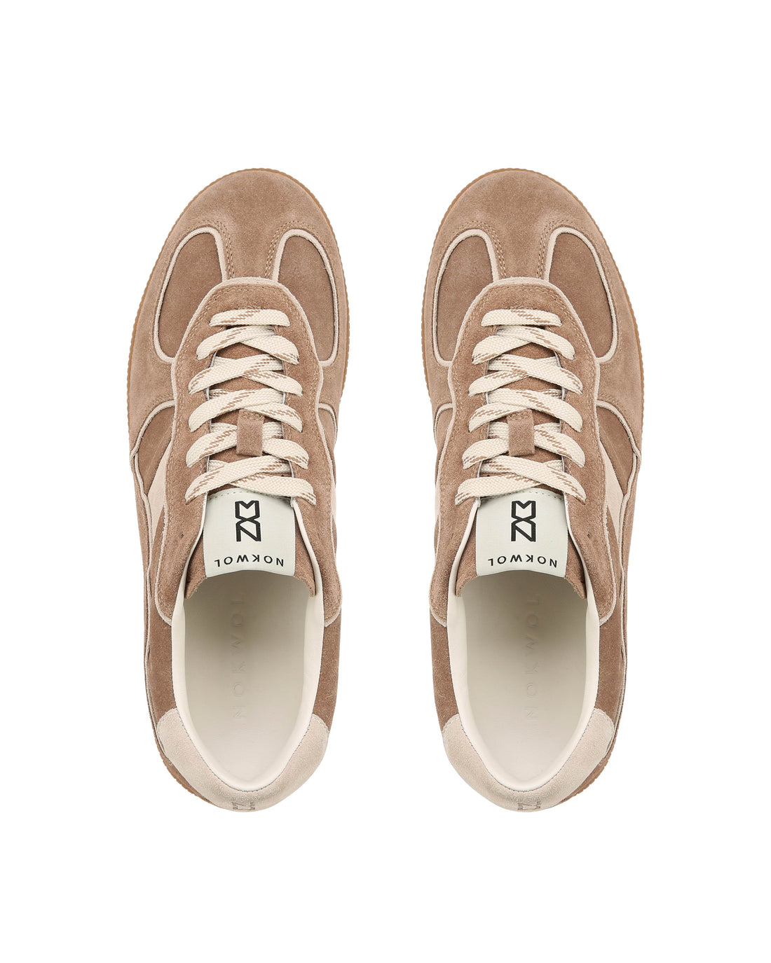 September-M Mushroom/Off White Suede