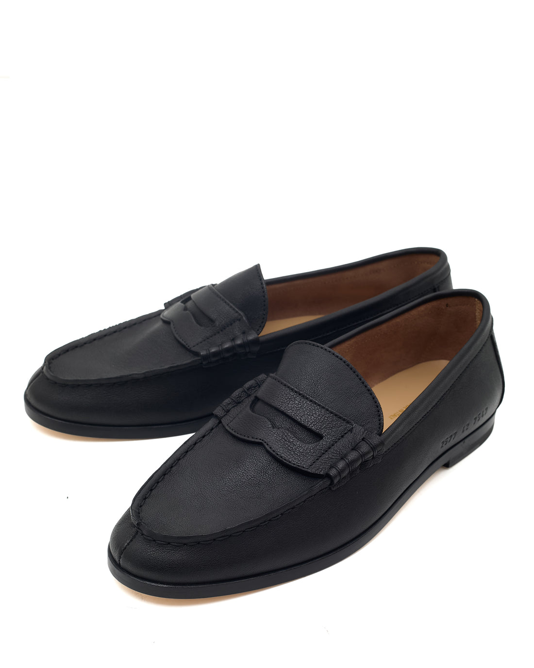 Soft Loafer in Black Leather 2577 7547