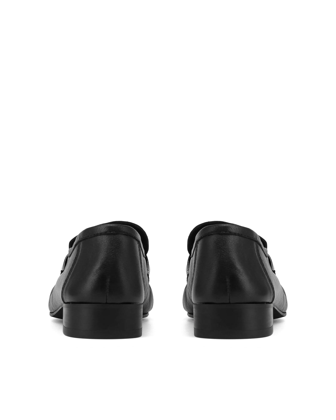 Swifty Black Glazed Leather