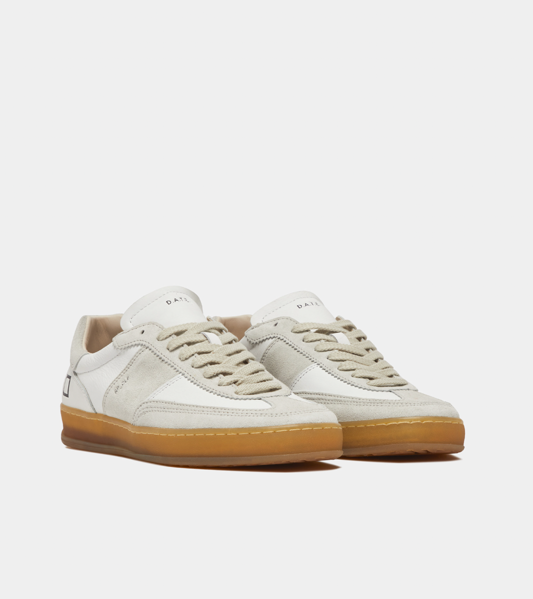 W Sporty Colored White Leather/Suede