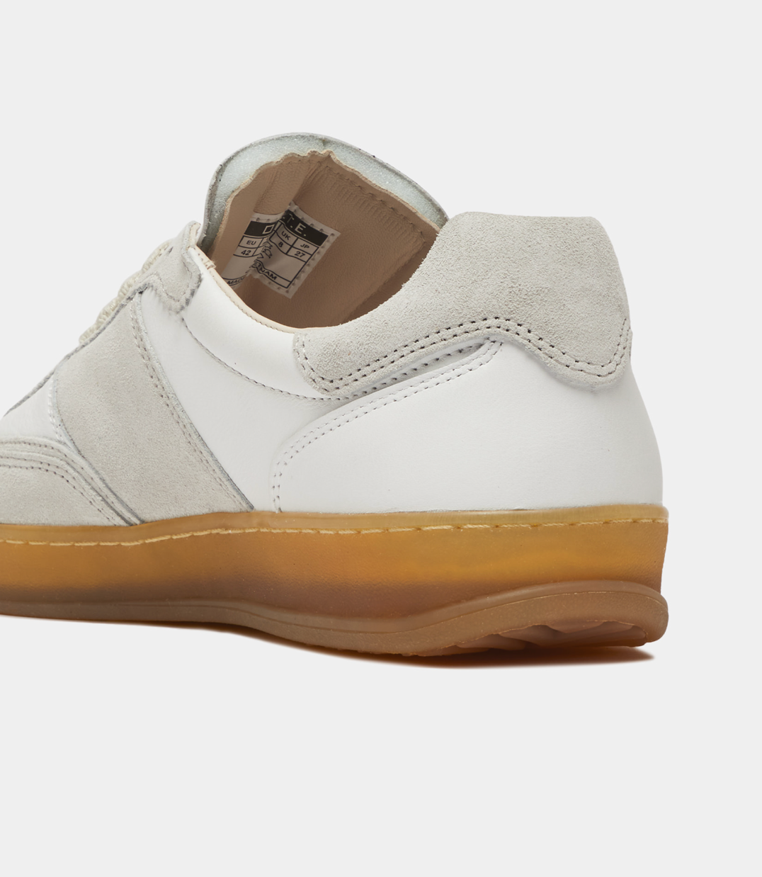 M Sporty Calf White Leather/Suede