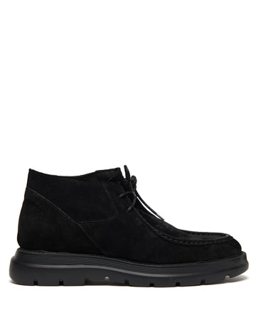 Shallow Black Suede