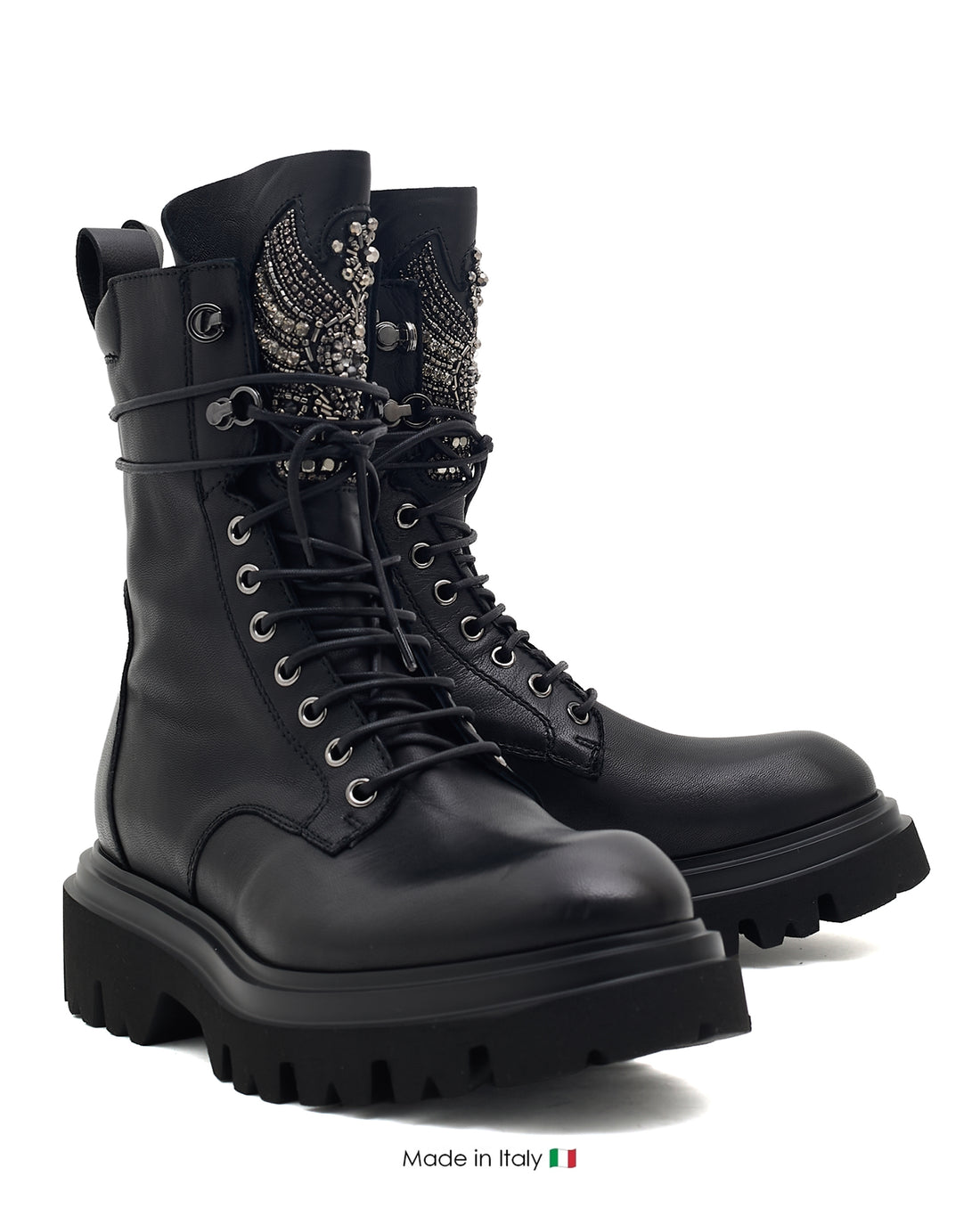 Stella Combat Boot Nero