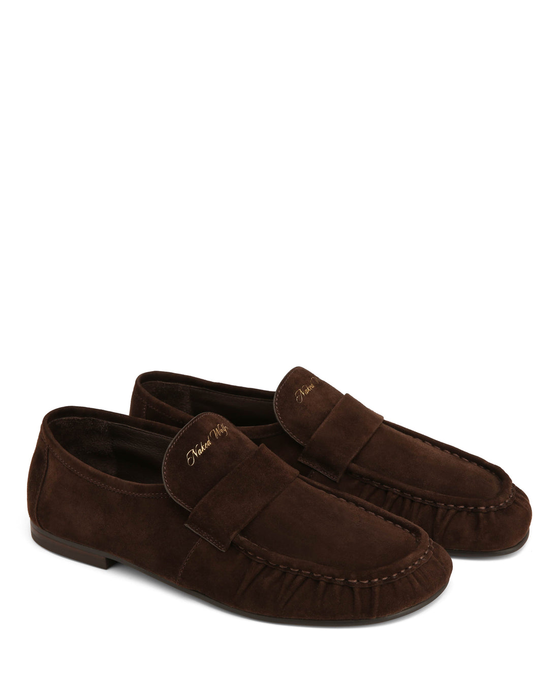 The Wall Street Loafer Dark Brown Cow Suede
