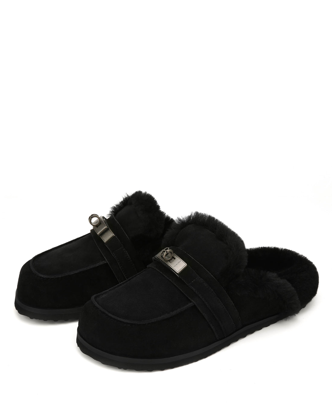 Toby Fur-M Winter Black Suede