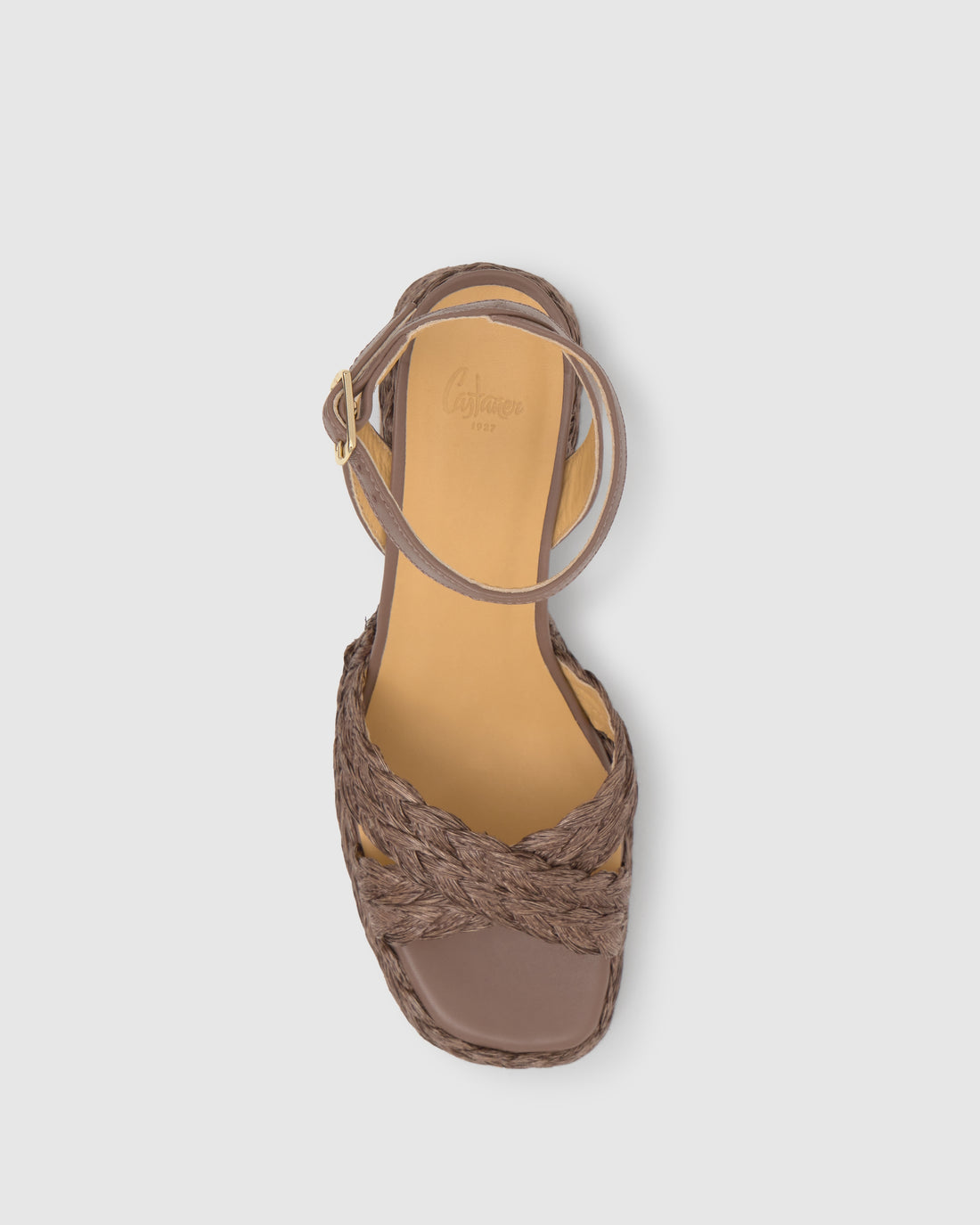 Valeriette Taupe Platform Sandal