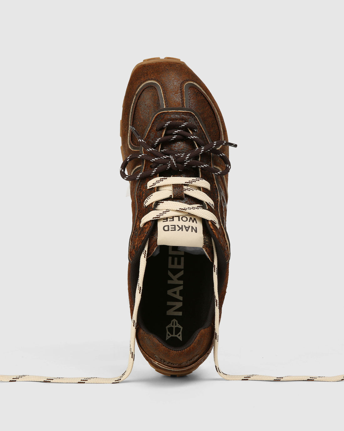 Lightning Brown Distress Leather