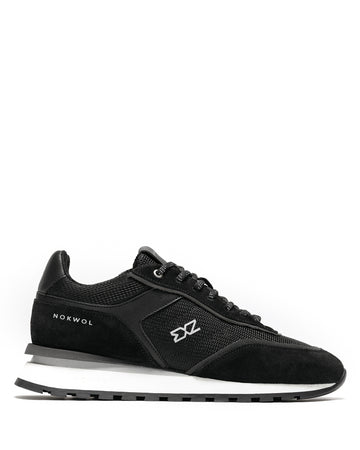 Chogg Suede/Mesh/Leather Black/White
