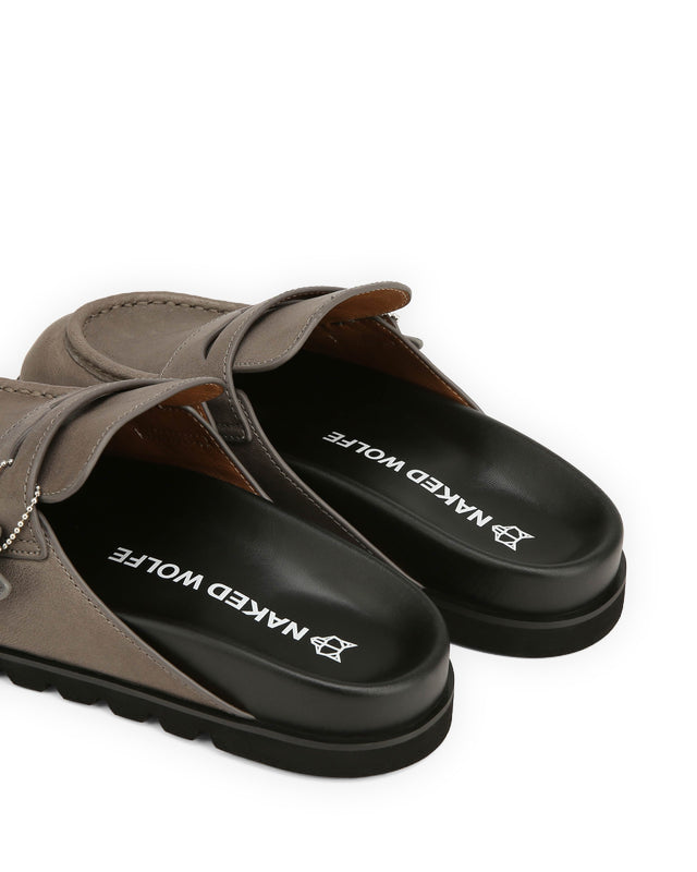 Cord Grey Tumble Leather