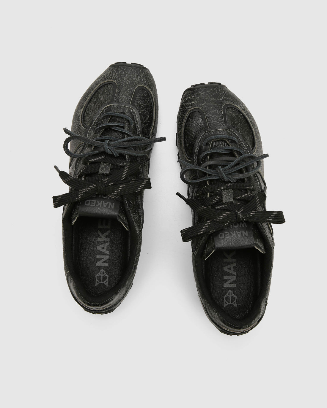 Lightning Grey Distress Leather