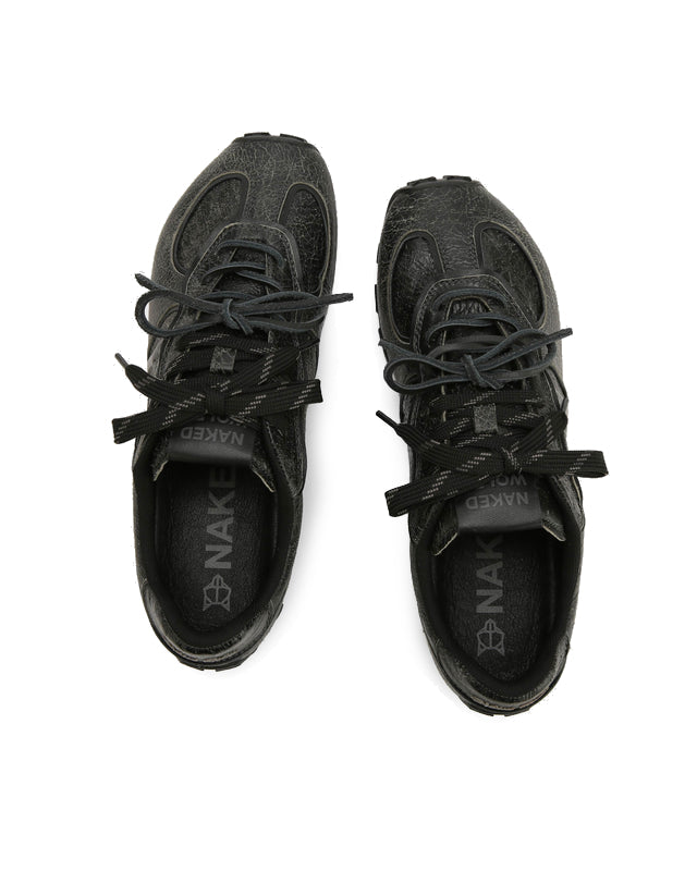 Lightning Grey Distress Leather