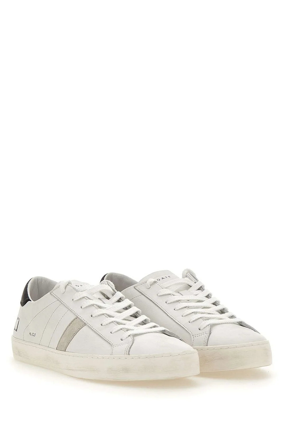 M Hill Low Calf White/Black Leather/Suede