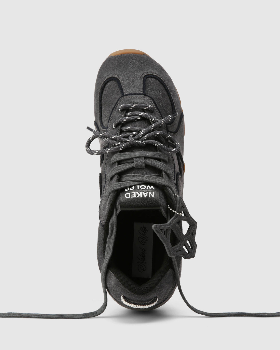 Ace M Dark Gray Suede