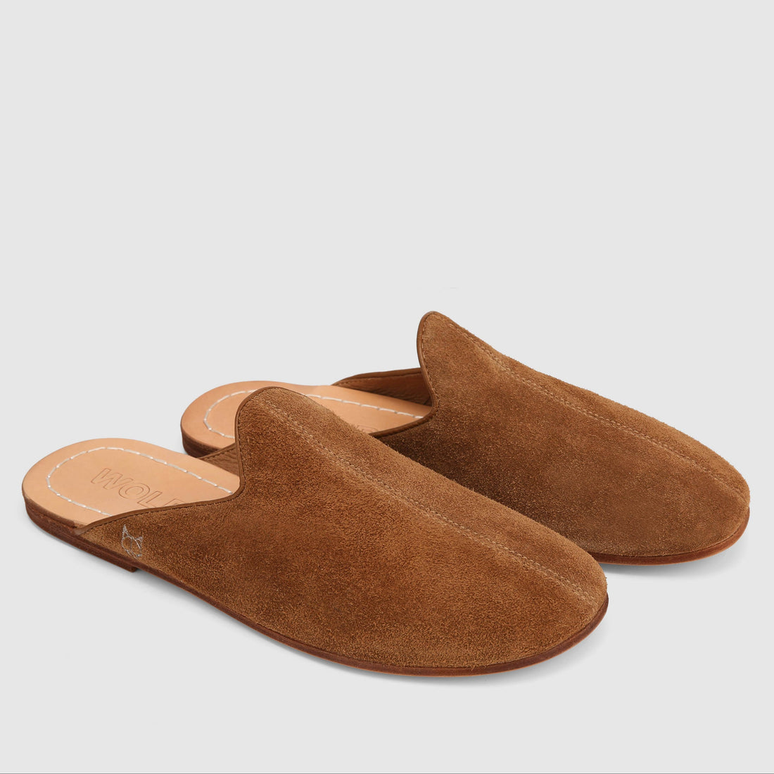 The Jet Mule Tan Suede