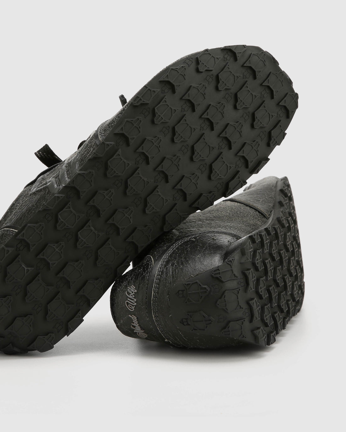 Lightning Grey Distress Leather