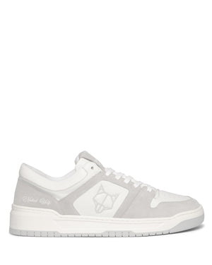 CM-01 White Leather / Grey Cow Suede Combo