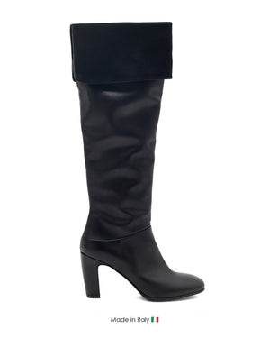 Indy Black Leather