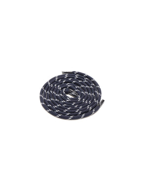 2 Tone Round Lace Navy/White