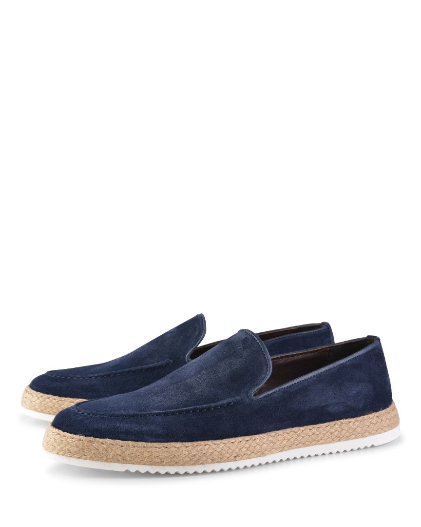 Asher Navy Suede